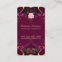 Ribbon Butterfly Goddess New Age Business Card