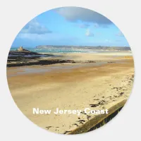 New Jersey Coast, NJ Classic Round Sticker