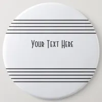 Music Stave Lines Musical Staff Words Badge Button