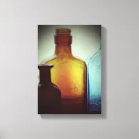Vintage Bottle Still Life Canvas Print