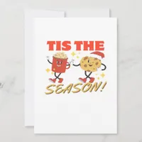 Tis The Season Christmas Retro Characters Holiday Card