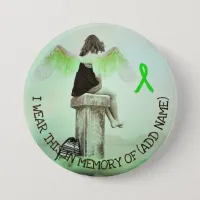 Memorial Button for Lyme Disease Fallen Warriors