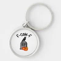 F Caw F Crow Retro Cool Keychain