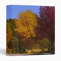 Egg Harbor, WI Fall Season with Trolley Car Binder