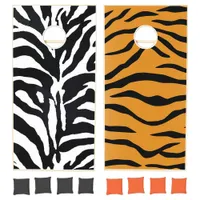 Tiger and Zebra Stripes Bean Bag  Corn hole Game