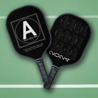 2024 Calendar Business Club Logo Pickleball Paddle