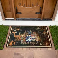 Festive Forest Friends Christmas Welcome Mat