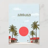Abidjan Ivory Coast Postcard