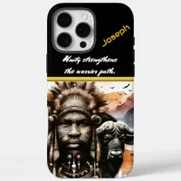 Warrior's bond with nature's magic iPhone 16 pro max case