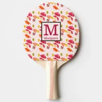 Personalized Fall  Ping Pong Paddle