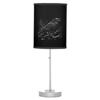 Crow, F-Caw-F Funny Bird Minimal Clean Table Lamp