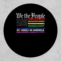No Kings In America We The People Creative Design Patch