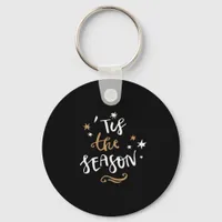Tis The Season Classic Aesthetic Style Keychain