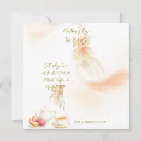 Flat holiday invitation