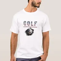 *~*  USA AP16 Flag American GOLF EAGLE Patriotic T-Shirt