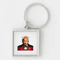 Halloween Donald  Funny Anti- Political Keychain