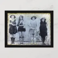 Four Beauty Contest Winners Postcard