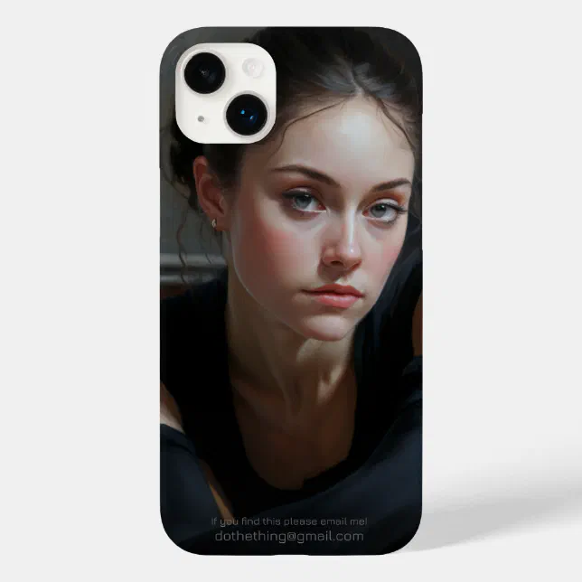 Russian Dancer Woman Portrait Oil Painting Case-Mate iPhone 14 Plus Case