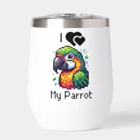 Pixel Art | Love My Parrot