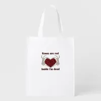 Are Red Im Dead Classic Style Grocery Bag