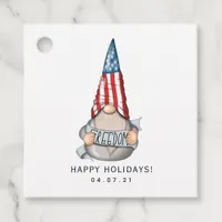 American Gnome Favor Tags