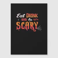 Eat Drink And Be Scary Funny Vintage