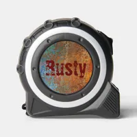 Rusty, Verdigris, Grunge Steampunk Personalized Tape Measure