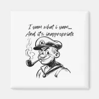 I Yam What I Yam Sweet Potato Thanksgiving Sloth Magnet