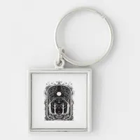 Goblincore Fantasy Gate To  Classic Keychain