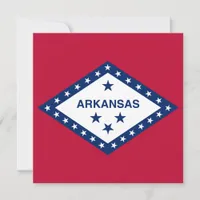 Arkansas State Flag Invitation
