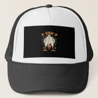 Funny F-Caw-F Chicken F-Caw-F Chicken Vintage Grap Trucker Hat