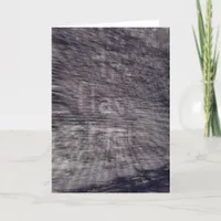 Abstract Ghost Sign on Brick Building Card
