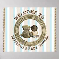 Welcome to Personalized Baby Shower Poster Banner