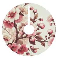 Cherry Blossom Brushed Polyester Tree Skirt