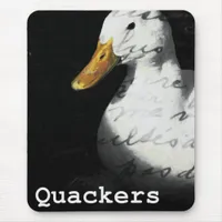 Quackers Duck Collage Mouse Pad