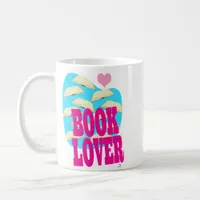 Book Lover Sweet Reader Love Logo Art Coffee Mug