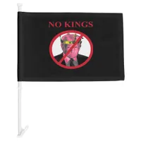 No Kings Anti Creative Graphic Style Car Flag