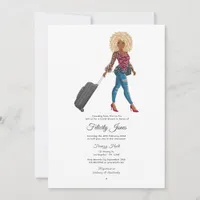 Miss To Mrs Travel Bridal Shower Invitation
