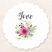 *~* LOVE INTENTION COASTER EMOTO Floral Bouquet