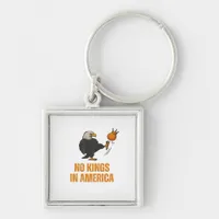 No Kings In America We The People Political Vintag Keychain