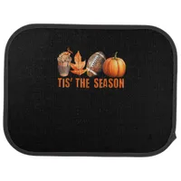 Tis The Season Pumpkin Leaf Latte Fall Thanksgivin Car Floor Mat