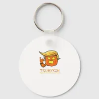 Halloween Trumpkin Funny – Classic Costume Design Keychain