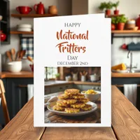 Happy National Fritters Day | December 2nd Card