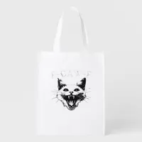 F-Caw-F Halloween Lover F-Caw-F Funny Classic Grocery Bag