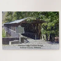 Clarkson Covered Bridge Alabama  Jigsaw Puzzle