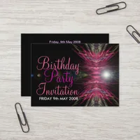 Birthday Party Invitation Card