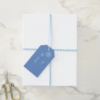 Gift Tag - Snowflakes and Santa