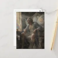Fairy King on His Porcelian Throne Postcard