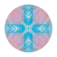Pink Blue Abstract Cutting Board