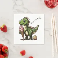 Birthday Dinosaur Napkins